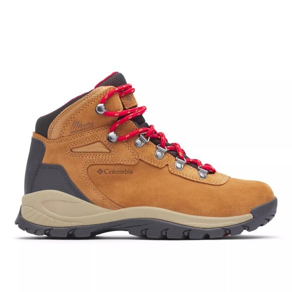 Columbia Newton Ridge Plus Waterproof Amped Hiking Boots | Women’s 11 Elk / Red - Picture 1 of 16